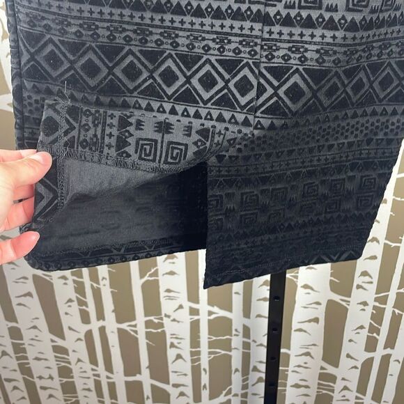 Velvet Burnout Pencil Skirt size M - Picture 4 of 5
